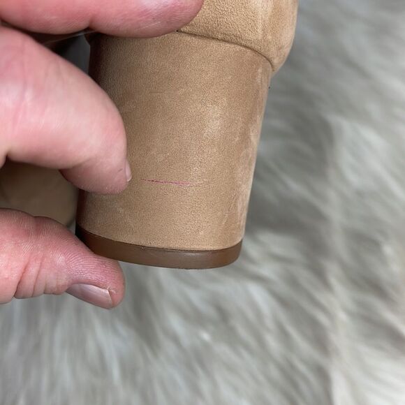 Steve Madden Irenee Tan Suede Ankle Strap Sandals Sz 8 - Picture 8 of 8